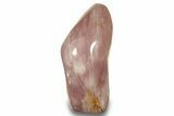 Free-Standing, Polished Rose Quartz - Madagascar #257740-1